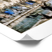 Currier & Ives - Poster - de Boston Tea Party (Hoek)