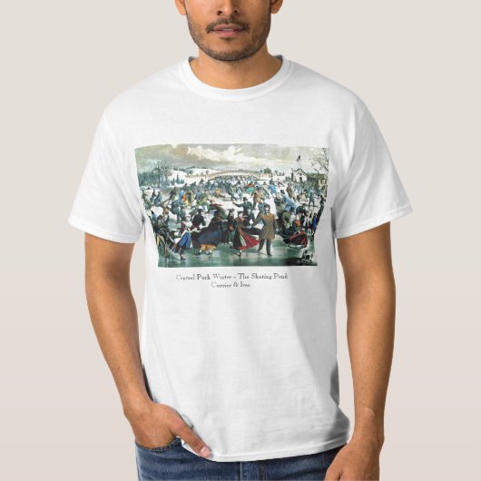 Currier & Ives - Shirt - Central Park Winter (Voorkant)