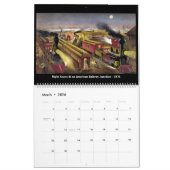 Currier & Ives treinen Kalender (Mar 2026)