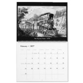 Currier & Ives treinen Kalender (Feb 2027)