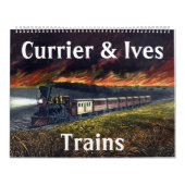 Currier & Ives treinen Kalender (Hoes)