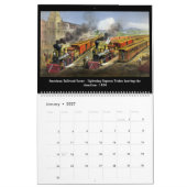 Currier & Ives treinen Kalender (Jan 2027)