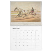 Currier & Ives Trotters Horse Racendar Kalender (Mar 2027)