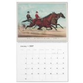 Currier & Ives Trotters Horse Racendar Kalender (Jan 2027)