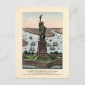 Currier & Ives Vrijheidsbeeld Briefkaart (Voorkant)