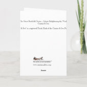 Currier & Ives - Wenskaart - Vrijheidsbeeld Kaart (Achterkant)