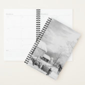 Currier Ives Winter Boerderij Scene Planner (Display)