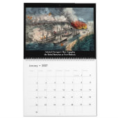 Currier & Ives Zeeslagen Kalender (Jan 2027)