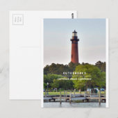 Currituck Beach Light. Briefkaart (Voorkant / Achterkant)