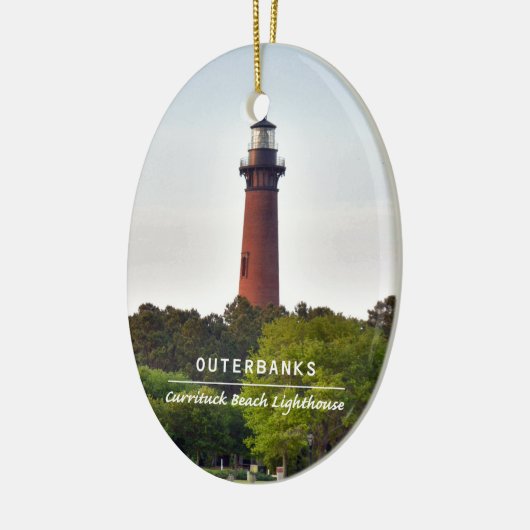 Currituck Beach Light. Keramisch Ornament (Links)