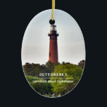 Currituck Beach Light. Keramisch Ornament<br><div class="desc">Buitenbanken.</div>