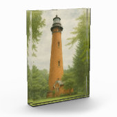 Currituck Beach Lighthouse Aquarel Fotoblokken (Links)