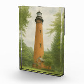 Currituck Beach Lighthouse Aquarel Fotoblokken (Rechts)