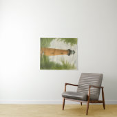 Currituck Beach Lighthouse Aquarel Wandkleed (In Situ (horizontaal))