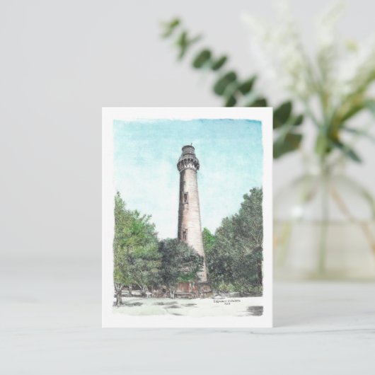 Currituck Beach Lighthouse Blank Note Kaart (Staand voorkant)