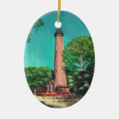 Currituck Beach Lighthouse Oval Ornament (Voorkant)