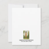 Currituck Beach Lighthouse Watercolor Notitiekaartje (Achterkant)