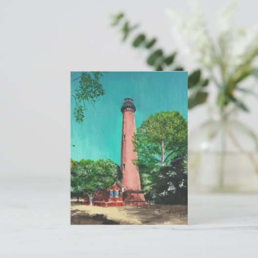 Currituck Beach vuurtoren Briefkaart (Staand voorkant)