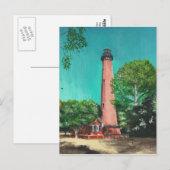 Currituck Beach vuurtoren Briefkaart (Voorkant / Achterkant)
