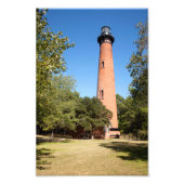 Currituck Beach vuurtoren Foto Afdruk (Voorkant)