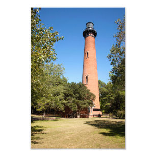 Currituck Beach vuurtoren Foto Afdruk