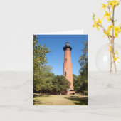 Currituck Beach vuurtoren Kaart (Gele Bloem)