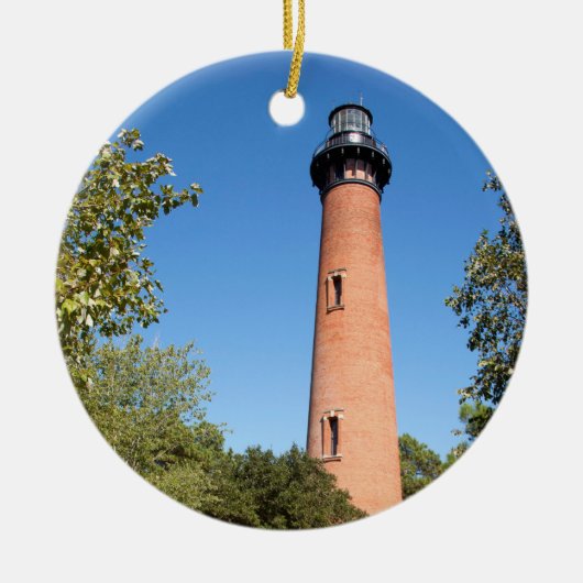 Currituck Beach vuurtoren Keramisch Ornament (Voorkant)