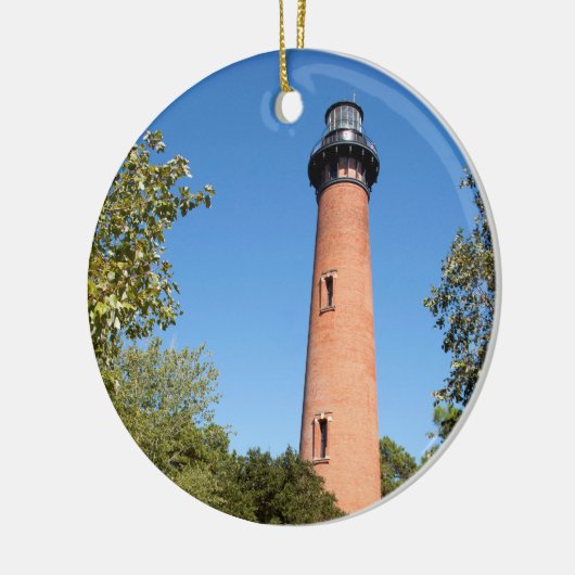 Currituck Beach vuurtoren Keramisch Ornament (Links)