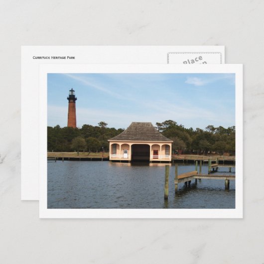 Currituck Heritage Park Briefkaart (Voorkant / Achterkant)