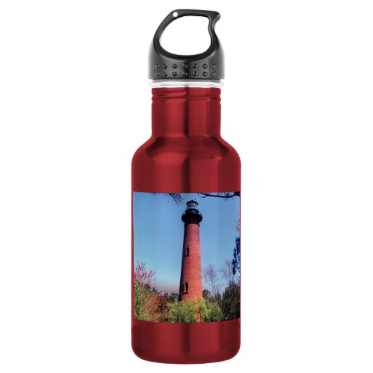 Currituck Lighthouse Aluminium Water Fles (Voorkant)