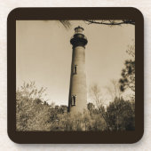Currituck Lighthouse Bier Onderzetter (Voorkant)