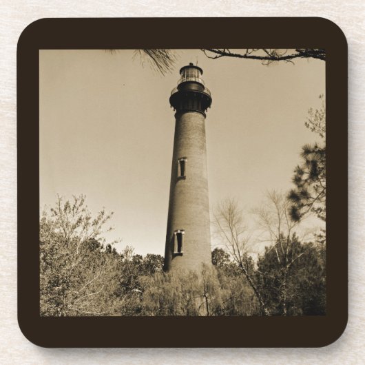 Currituck Lighthouse Bier Onderzetter (Voorkant)