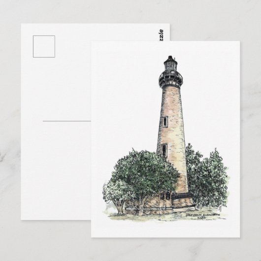 Currituck Lighthouse Briefkaart (Voorkant / Achterkant)