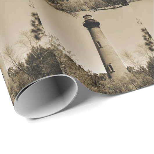 Currituck Lighthouse Cadeaupapier (Rol Hoek)