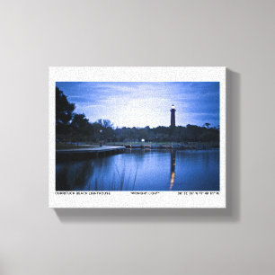 Currituck Lighthouse. Canvas Afdruk