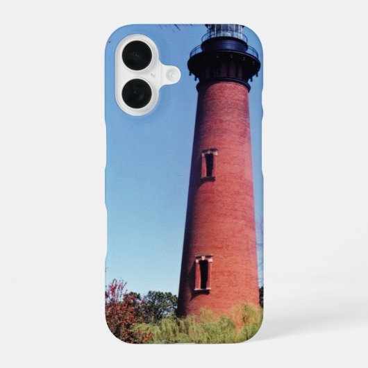 Currituck Lighthouse iPhone 16 Hoesje (Achterkant)