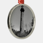 Currituck Lighthouse Metalen Ornament (Rechts)
