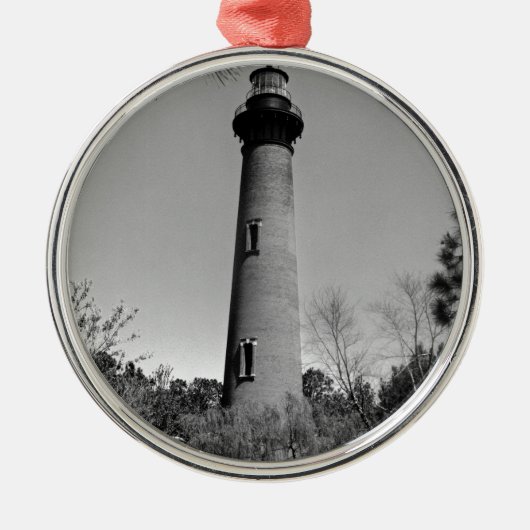 Currituck Lighthouse Metalen Ornament (Voorkant)