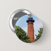 Currituck Lighthouse Ronde Button 5,7 Cm (Voorkant /achterkant)