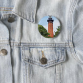 Currituck Lighthouse Ronde Button 5,7 Cm (In situ)