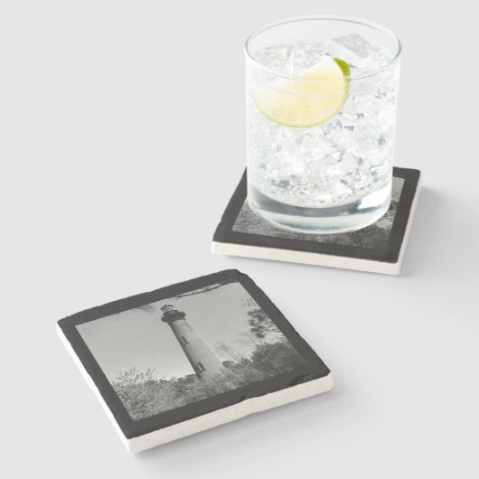 Currituck Lighthouse Stenen Onderzetter (Zijkant)