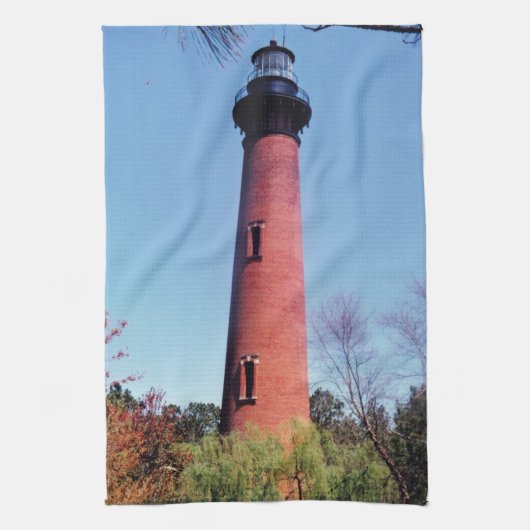 Currituck Lighthouse Theedoek (Verticaal)