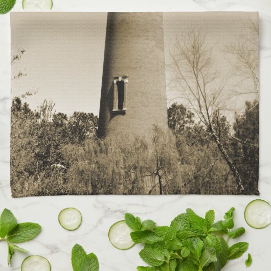 Currituck Lighthouse Theedoek (Gevouwen)