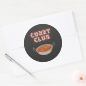 Curry Club Ronde Sticker (Envelop)