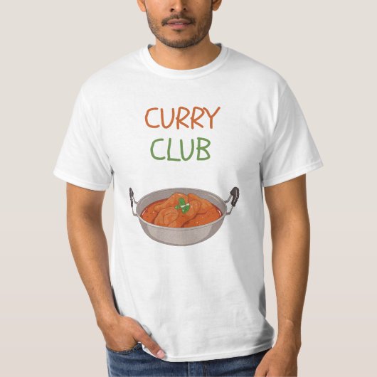 Curry Club T-shirt (Voorkant)