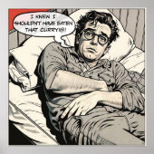 Curry Eating 1950's Comic Poster (Voorkant)