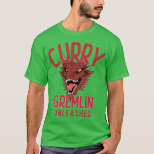 Curry Gremlin Losgelaten Curry Liefhebber T-shirt