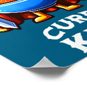 Curry King Funny Quote Curry Indian Food Lover  Poster (Hoek)