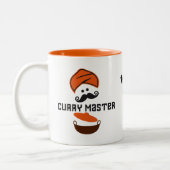 Curry Master King van de Keuken Koken Tweekleurige Koffiemok (Links)