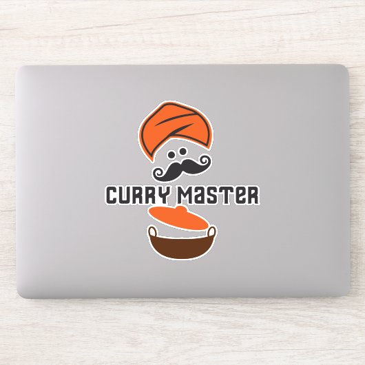 Curry Master, Liefde Koken, Spicy Hot Food Sticker (Computer)